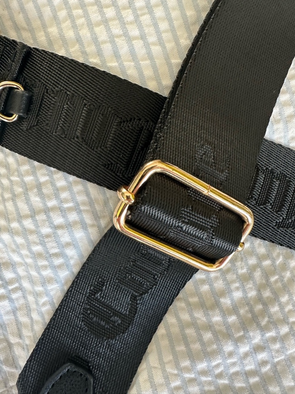 NEW Juicy Couture Black Bowler Bag with Gold Hardware and Crossbody Strap - Picture 10 of 10